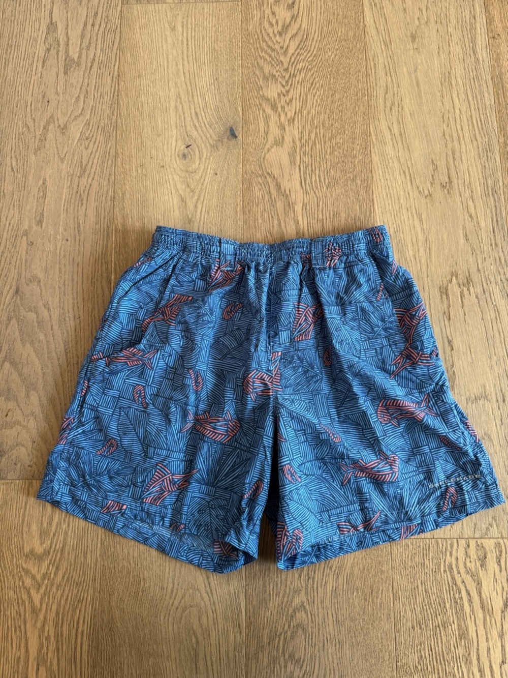 Columbia Men's Blue Printed Swim Shorts